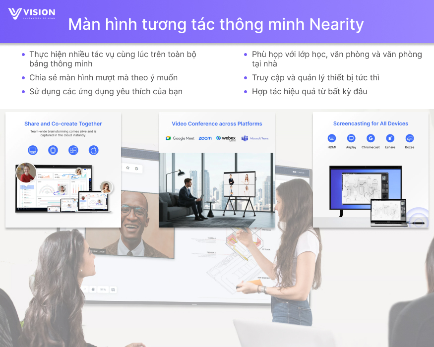 Nearhub S65 - Nearity - Màn hình tương tác thông minh