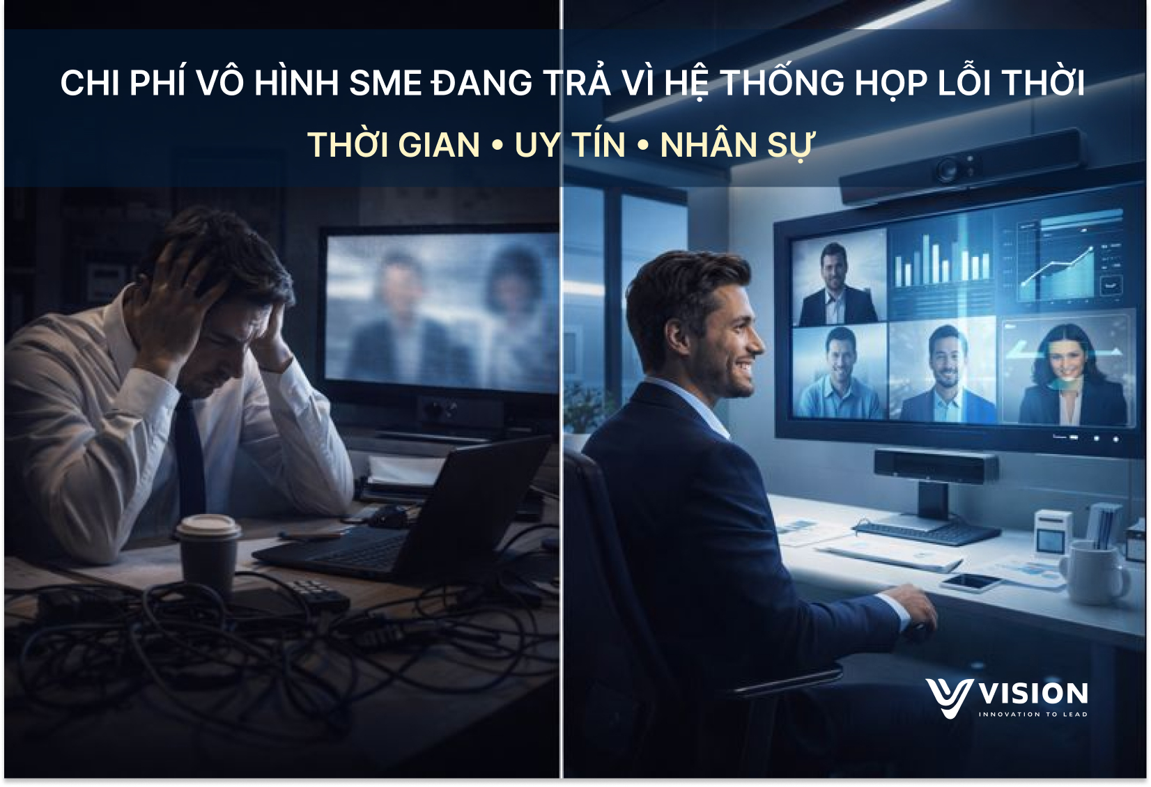 Chi phí vô hình SME đang trả vì hệ thống họp lỗi thời