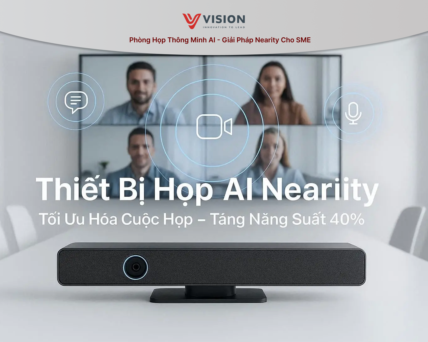 giải pháp phòng họp thông minh Nearity